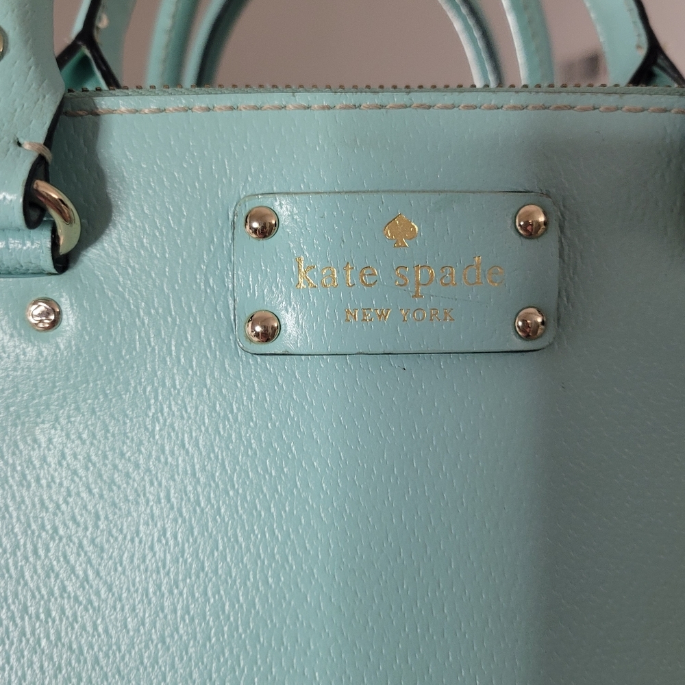 KATE SPADE Wellesley Rachelle Tiffany blue  PURSE - Picture 2 of 9